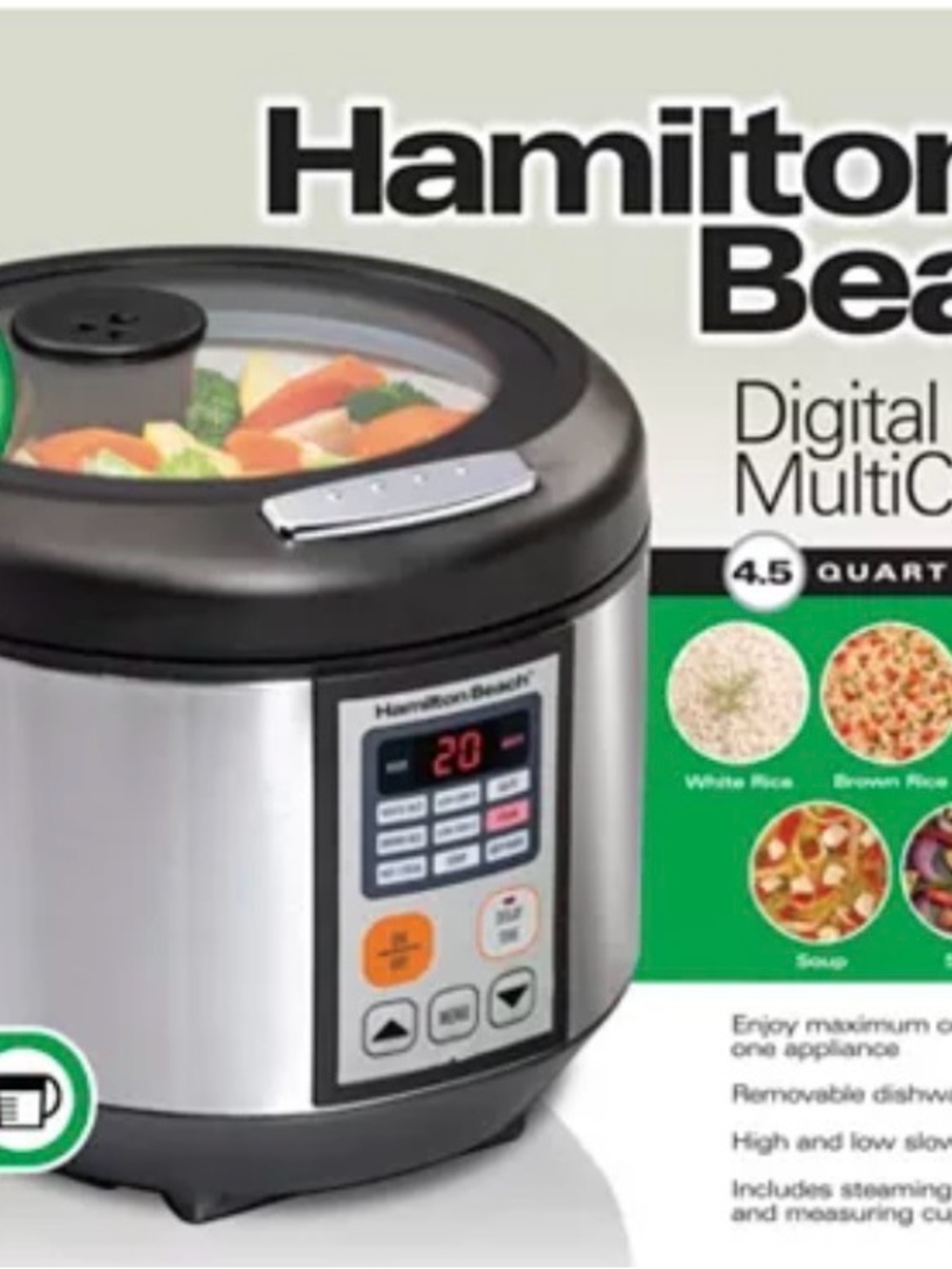 Hamilton Beach 4.5 Qt Multifunction Cooker NEW | Slow Cooker & More